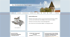 Desktop Screenshot of kirchenkreis-kaufungen.de